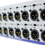 Amplificateur De Distribution APB-116 R, Active, Fixed installation, Audio Splitter, 1 Line/MIC input, 16 Line/MIC outputs
