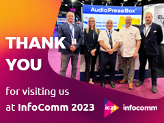 Thank you for visiting us at InfoComm 2023