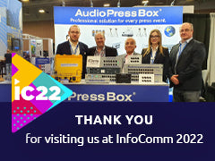 Thank you for visiting us at InfoComm 2022