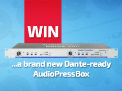 Gewinnen Sie eine Dante-fähige AudioPressBox