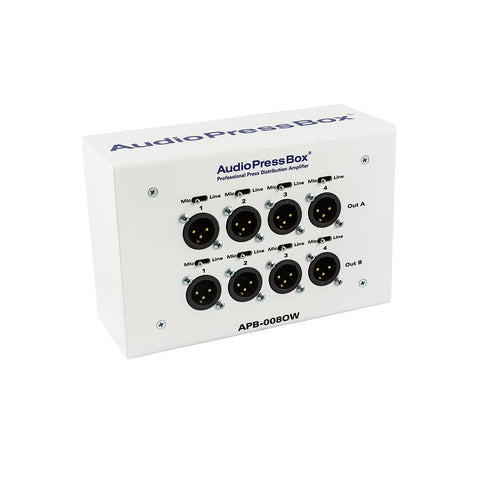 Press Box APB-008 OW-EX, Passive, Fixed installation, Expander, 8 Line/MIC outputs