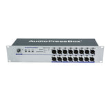 Press Box APB-D116 R-D, Active Fixed installation, Audio Splitter, 1 Line/Dante, 16 Line/MIC outputs