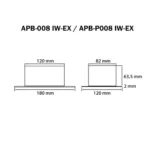 APB-008IW-EX & APB-P008IW-EX drawing size