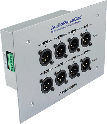 AudioPressBox APB-008-IW Analog product view