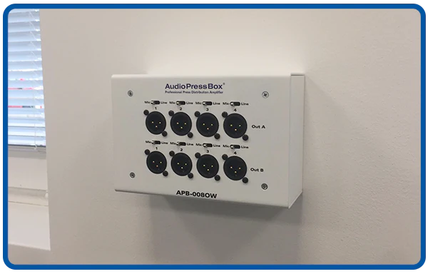 AudioPressBox APB-008W Integration