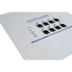 AudioPressBox APB-112 IW-D-USB-US Analog Dante USB-C panel closeup