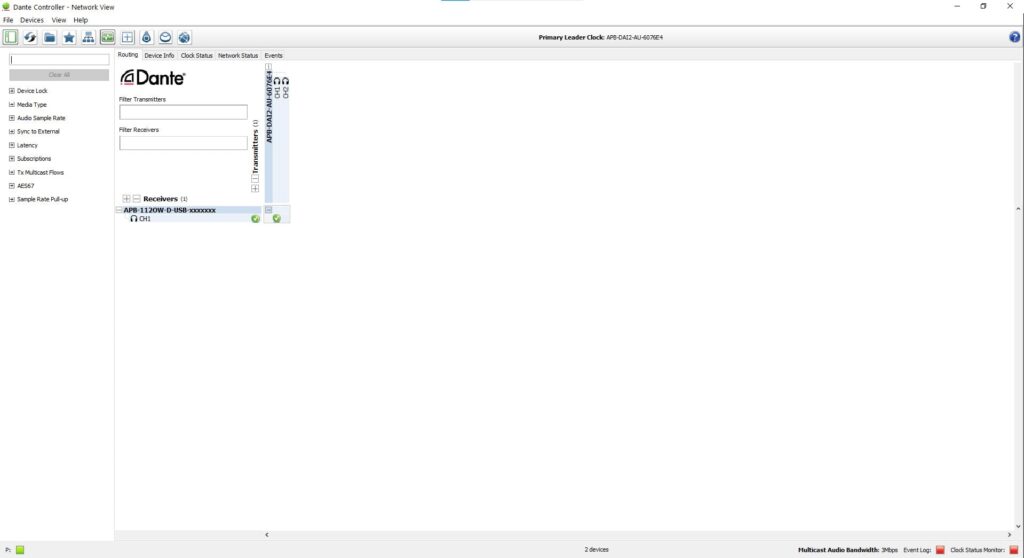 AudioPressBox APB-112 OW-D-USB-CONTROLLER2 Produktansicht — Dante