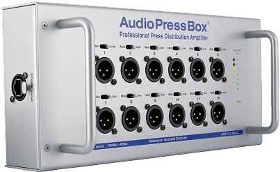 AudioPressBox APB-112-SB-D Analog Dante product views