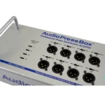 AudioPressBox APB-112-SB-D-USB-DETAIL panel closeup