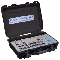 AudioPressBox APB-216-C-D Schwarz Analog/Dante Produktansicht
