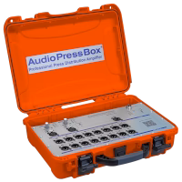 AudioPressBox APB-216-C-D Orange Analog/Dante Produktansicht