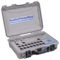 AudioPressBox APB-216-C-D Silber Analog/Dante Produktansicht