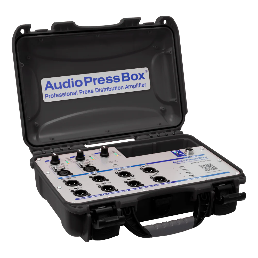 AudioPressBox APB-312-C-USB APB-MINI Black product view