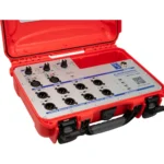 AudioPressBox APB-312-C-USB APB-MINI Red panel closeup