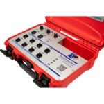 AudioPressBox APB-312-C-USB APB-MINI Red panel closeup