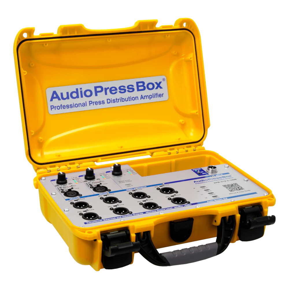 AudioPressBox APB-312-C-USB APB-MINI Yellow product view