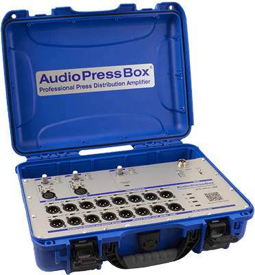 AudioPressBox APB-320-CD-USB Blue Analog Dante USB-C product views