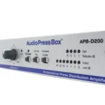 AudioPressBox APB-D200R Analoges Rackmount-Panel Nahaufnahme