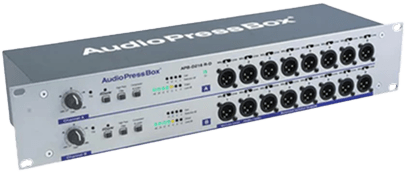 AudioPressBox APB-D216-R-D Rack mount Dante Analog product view