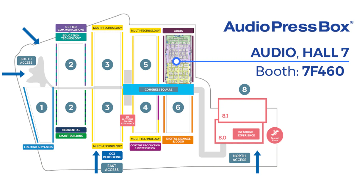 AudioPressBox at ISE 2024 Invitation