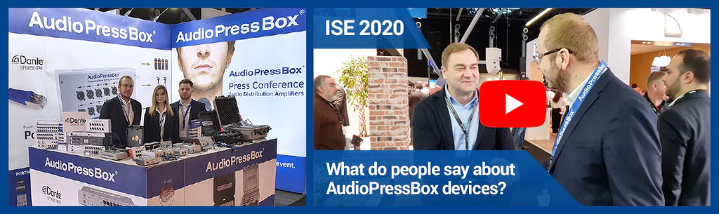 AudioPressBox highlights of 2020 - ISE 2020