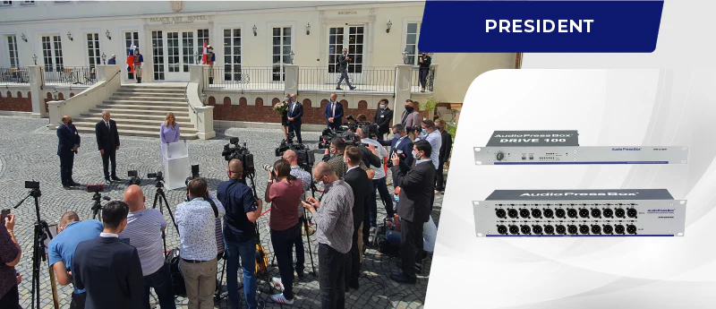 AudioPressBox References from all around the world APB-D100R, APB-008SB-EX