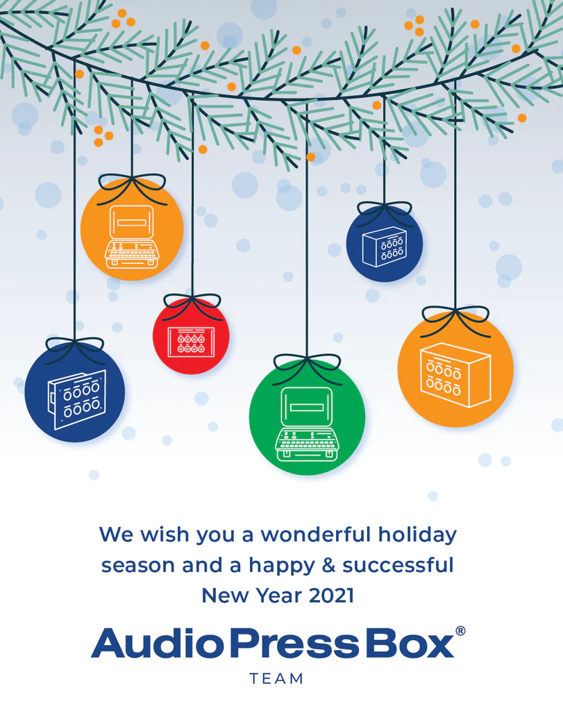 Holiday Cheers from AudioPressBox 2021