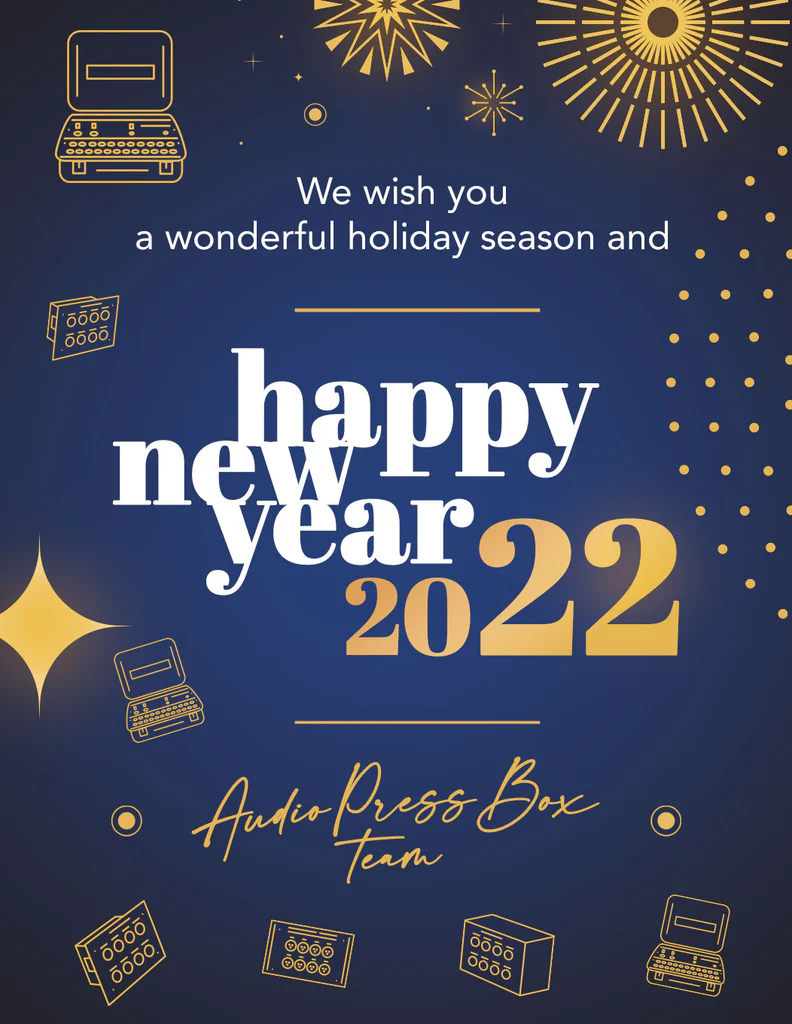 Holiday Cheers from AudioPressBox 2022