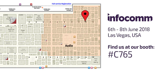 InfoComm 2018 - map