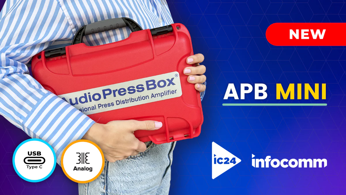 InfoComm 2024 - APB MINI banner