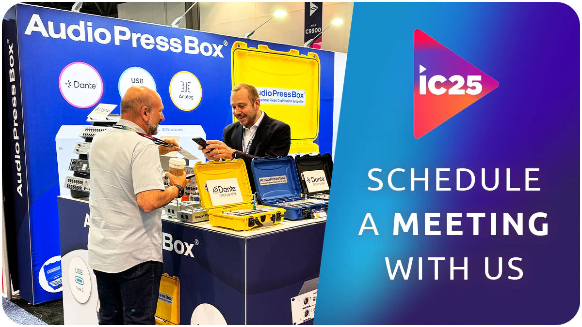 InfoComm 2025 - schedule a meeting