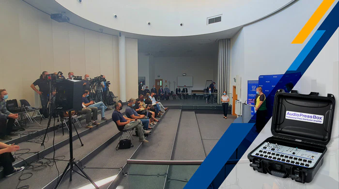 Mochovce — AudioPressBox APB-216-C deployed for media