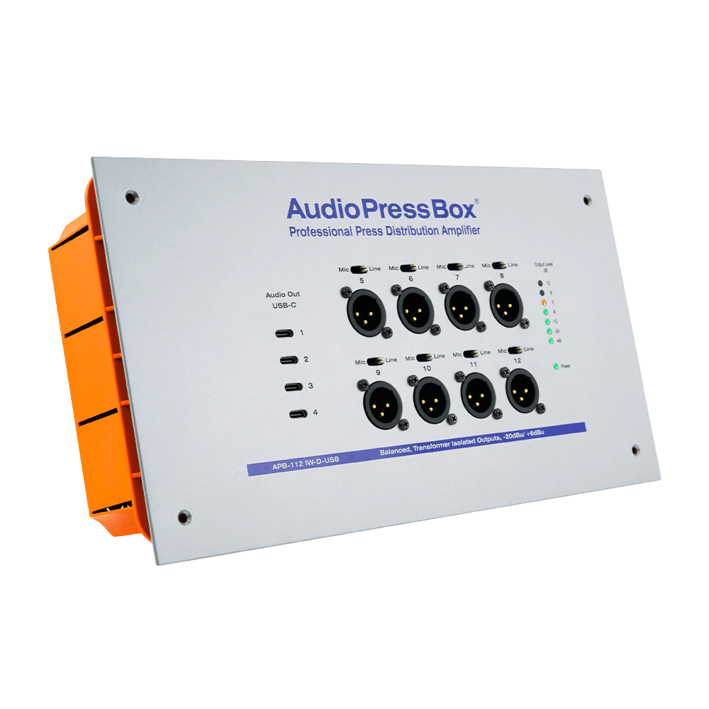 AudioPressBox APB-112-IW-D-USB product view
