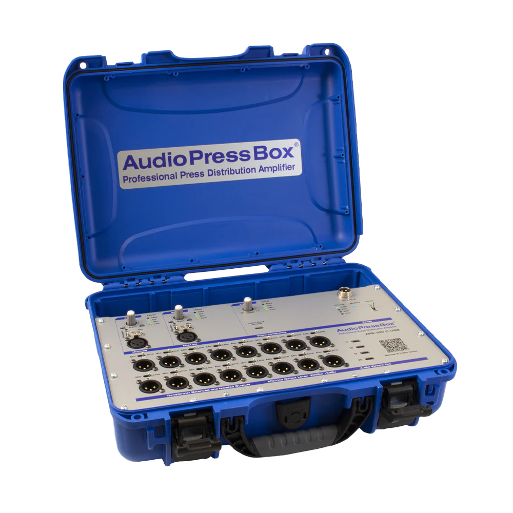 AudioPressBox APB-320-C-USB Blue product view