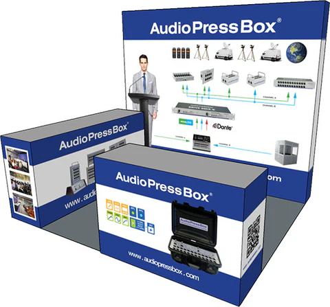 AudioPressBox at InfoComm 2017 in Orlando, Florida - booth