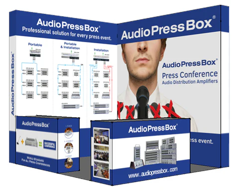 AudioPressBox at ISE 2017 - booth