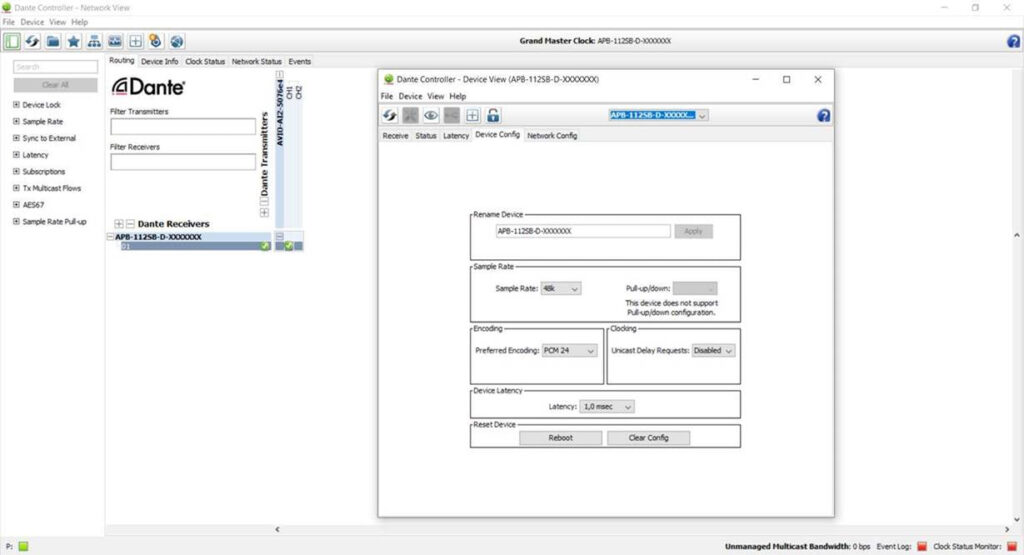 AudioPressBox APB-112-SB-D-DANTE-CONTROLLER3 product view — Dante