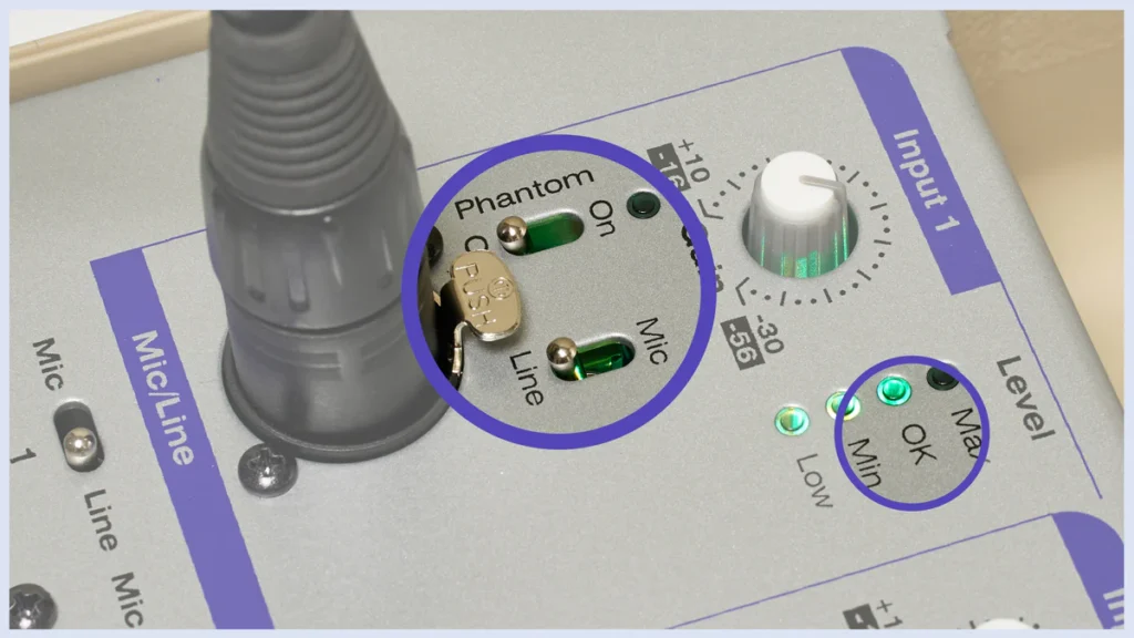 APB-216 C-D Handbuch, Benutzerhandbuch & Video Phantom aus und MIC/Line