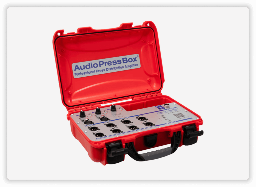 AudioPressBox APB-312-C-USB Red Analog product view
