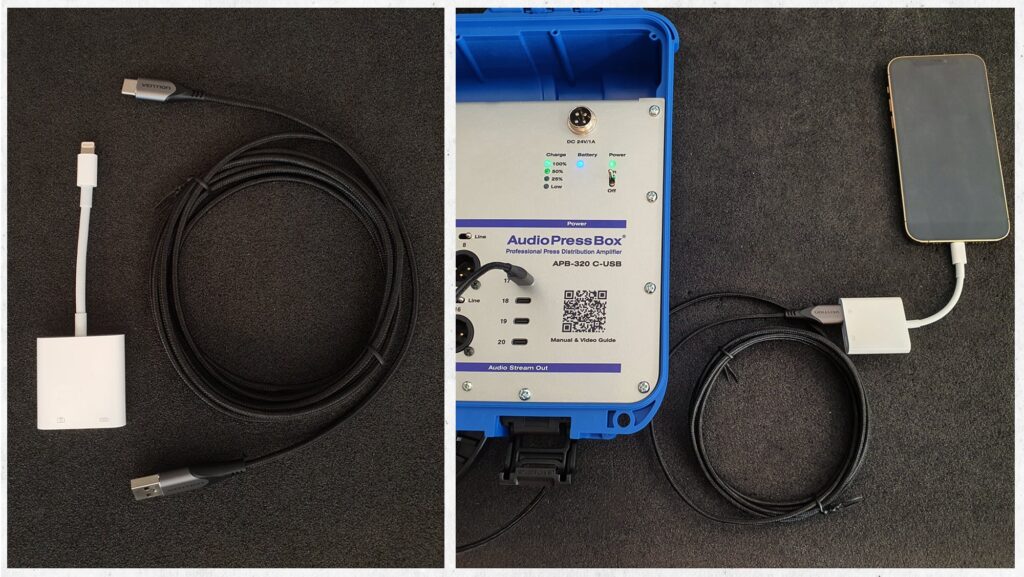 APB-320 C-D-USB - Handbuch Mobile Aufnahme