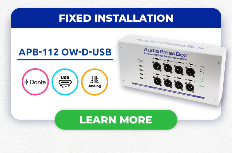 AudioPressBox APB-112-OW-D highlights