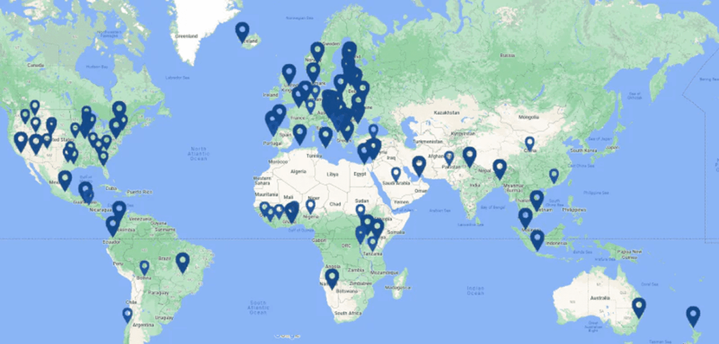 AudioPressBox partners maps
