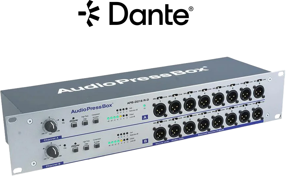AudioPressBox Produkte und Lösungen Dante