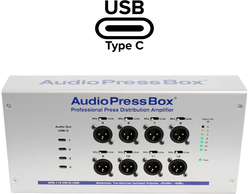 AudioPressBox Produkte und Lösungen USB-C