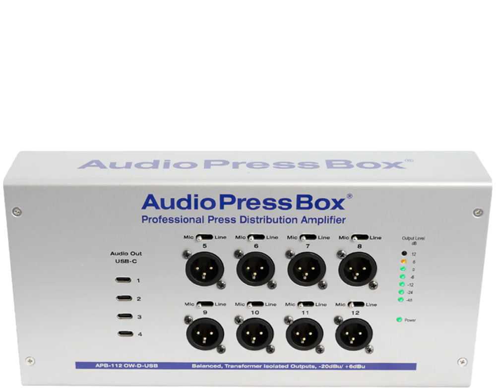 AudioPressBox products and solutions USB-C