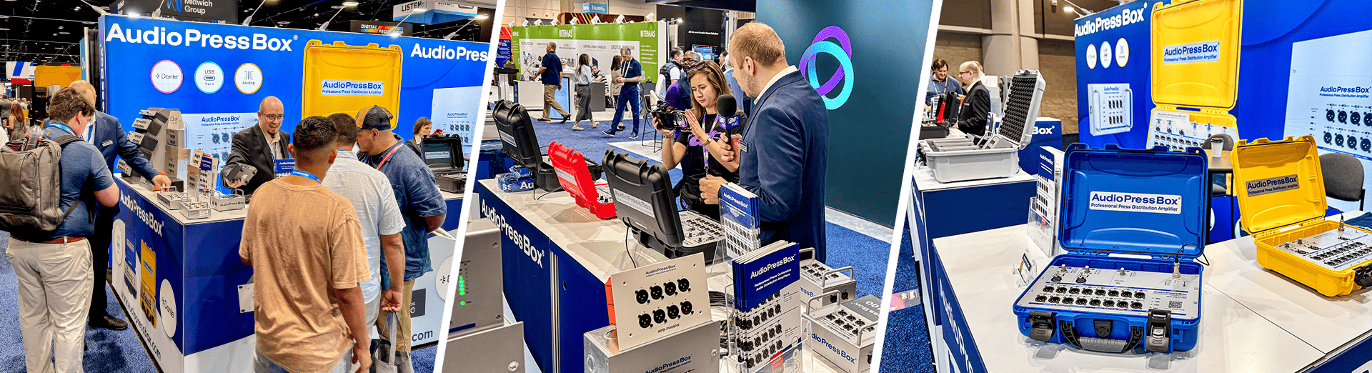 AudioPressBox at InfoComm 2026 photo gallery