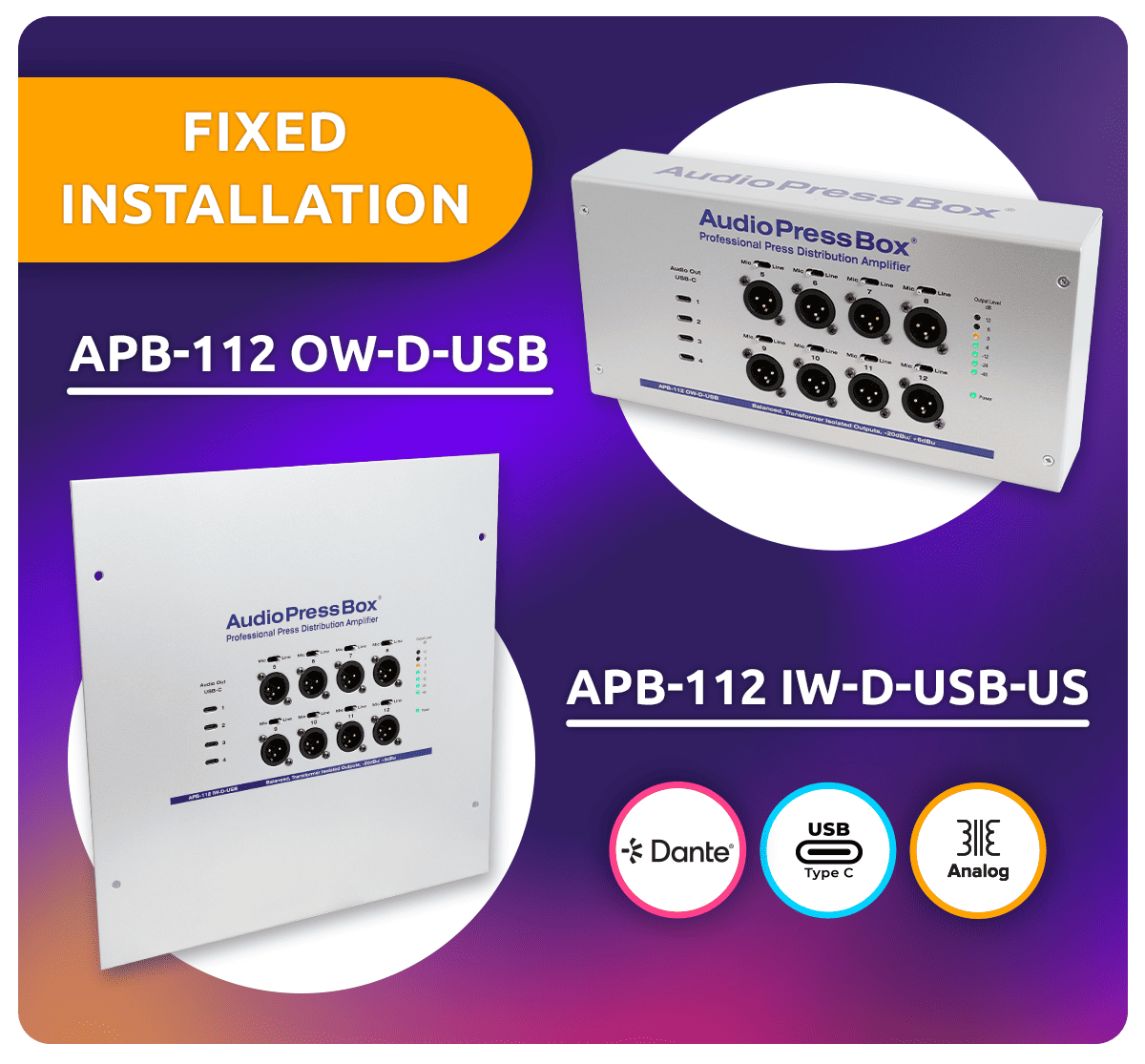 AudioPressBox at InfoComm 2026 products installation