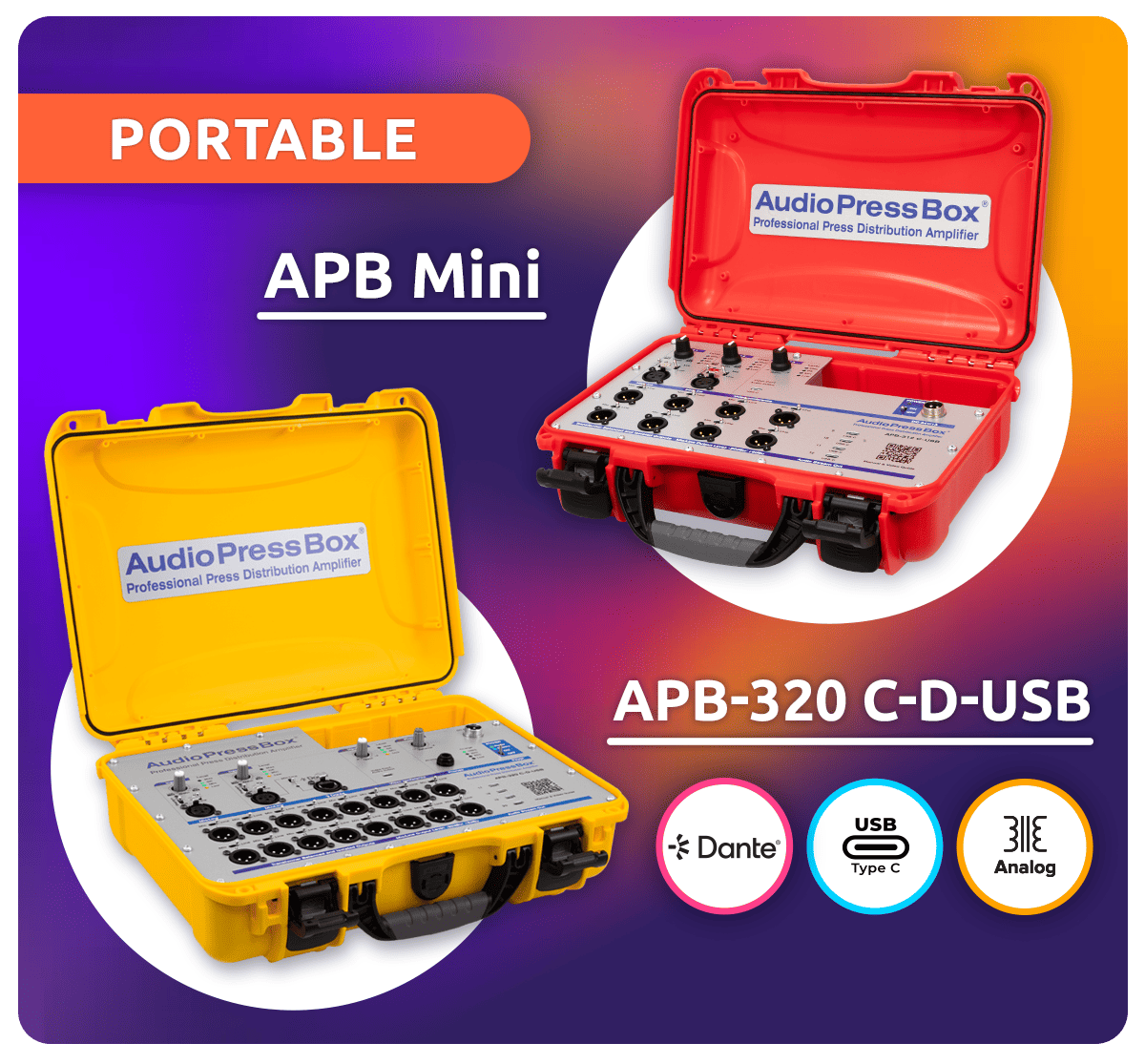 AudioPressBox at InfoComm 2026 products portable