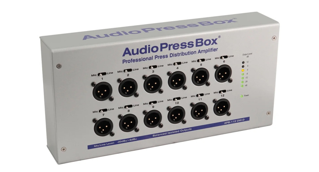 Mult box and Audio Devices | AudioPressBox