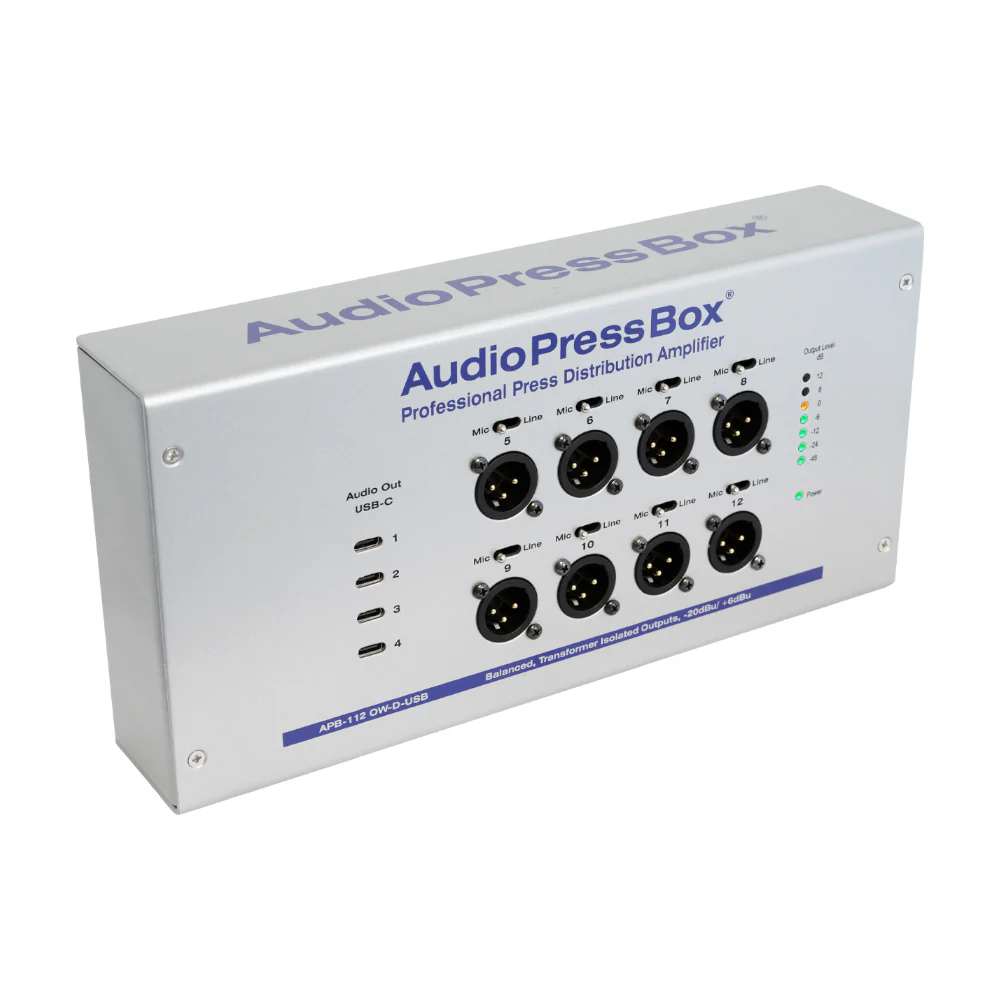 AudioPressBox audio distribution amplifier APB-112 OW-D-USB product view
